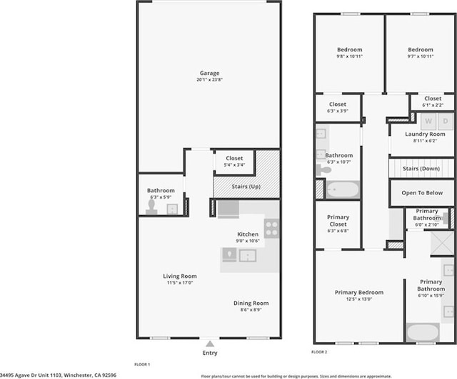 34495 Agave Dr Unit 1103, Winchester, CA 92596 - floor plan