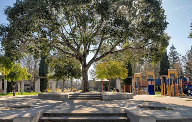 surrounding community with a playground