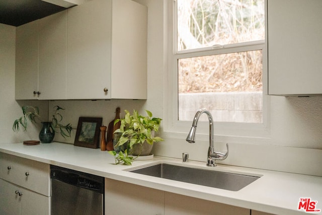 kitchen with dishwasher and sink