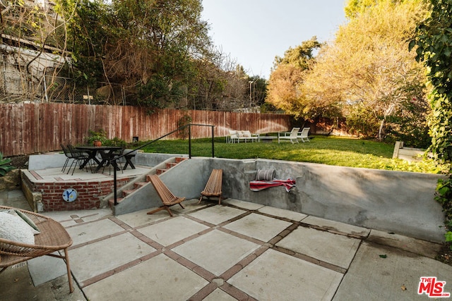 view of patio