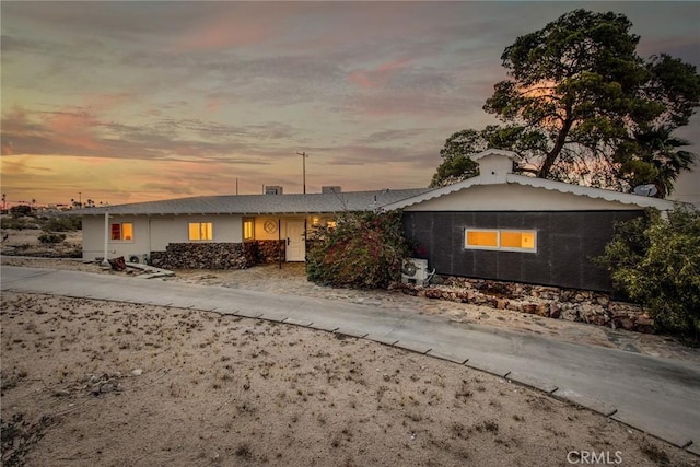 view of ranch-style house