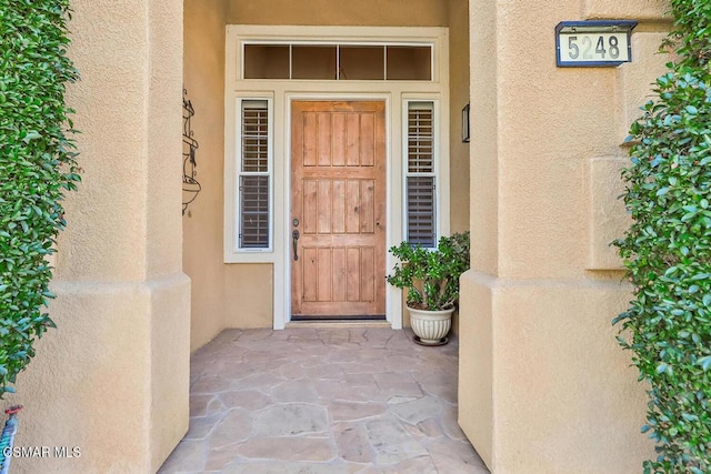 view of property entrance