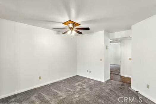 11636 Kerrie Way, Apple Valley, CA 92308 - carpeted spare room featuring ceiling fan and baseboards