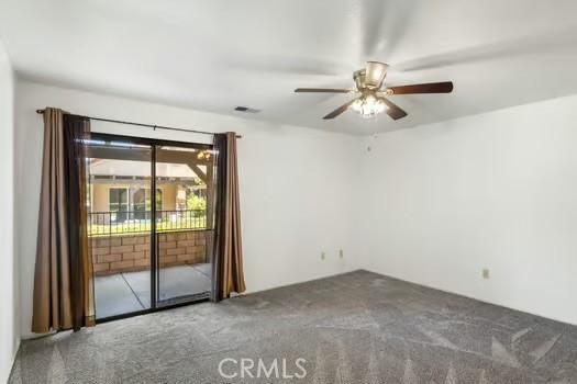11636 Kerrie Way, Apple Valley, CA 92308 - spare room featuring carpet and a ceiling fan