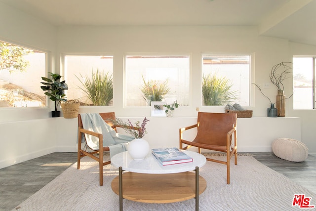 sunroom featuring a wealth of natural light