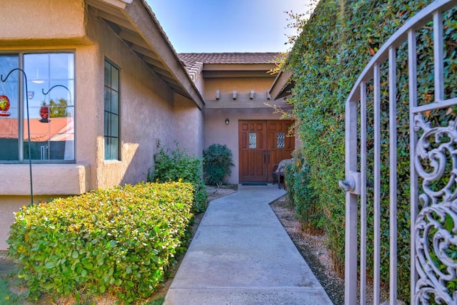 view of property entrance