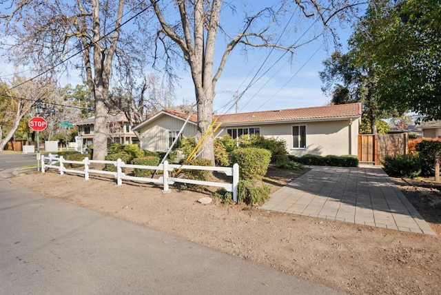 view of ranch-style house