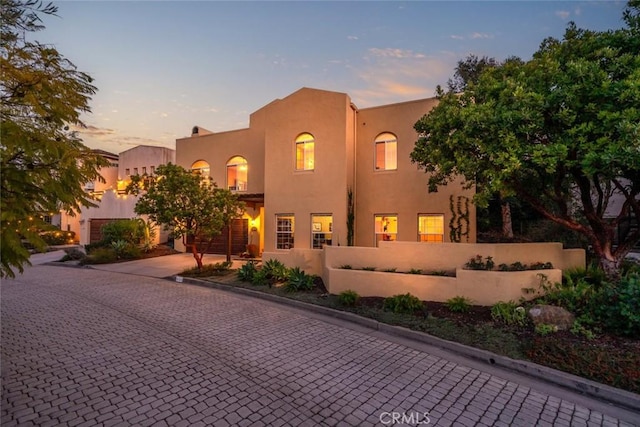 view of adobe home