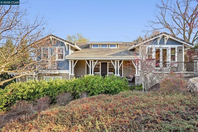 view of craftsman house