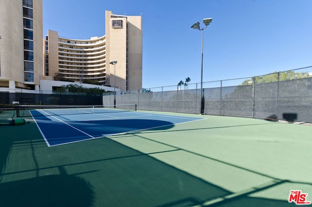 view of sport court featuring basketball court