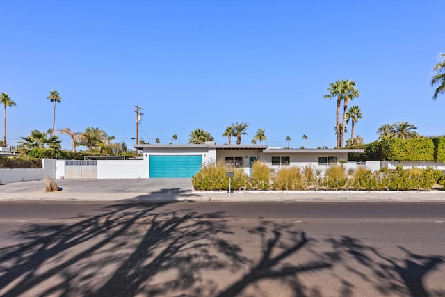 ranch-style house with a garage