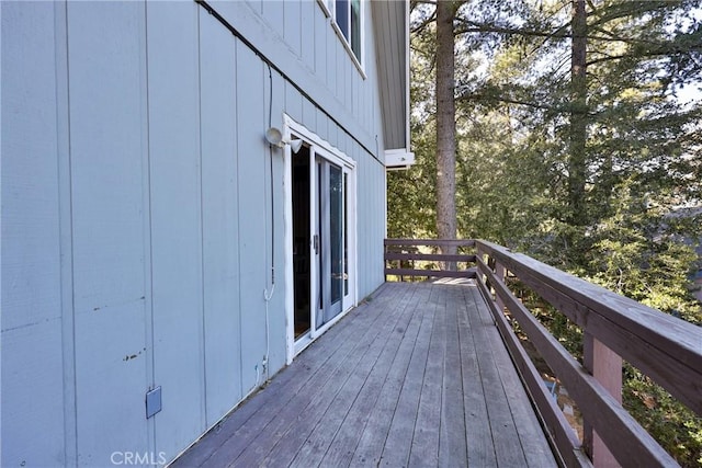 view of deck