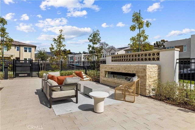 view of patio / terrace with outdoor lounge area