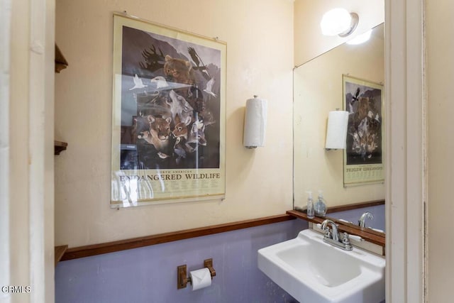 bathroom featuring a sink