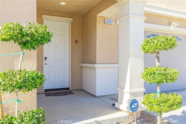 view of entrance to property