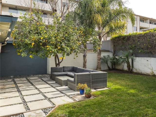 view of patio / terrace featuring outdoor lounge area