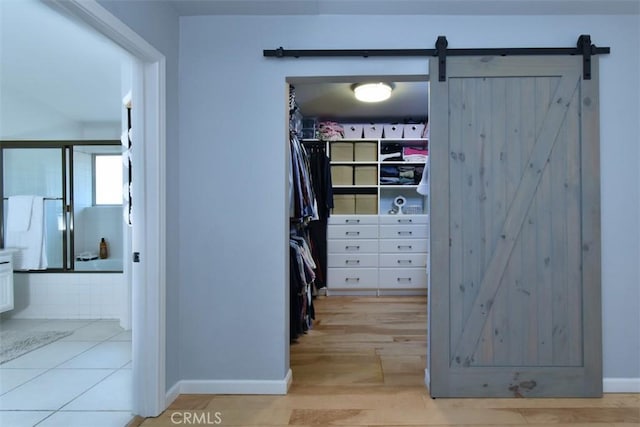 view of closet