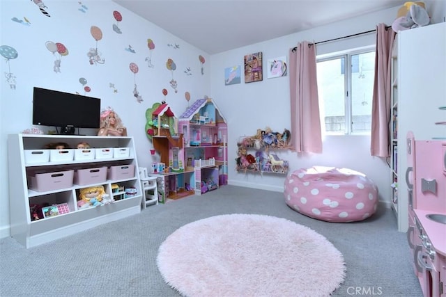 playroom with carpet flooring