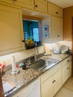 kitchen featuring sink