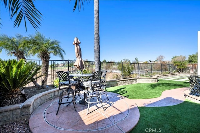 view of patio