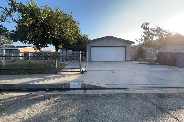 view of front of property