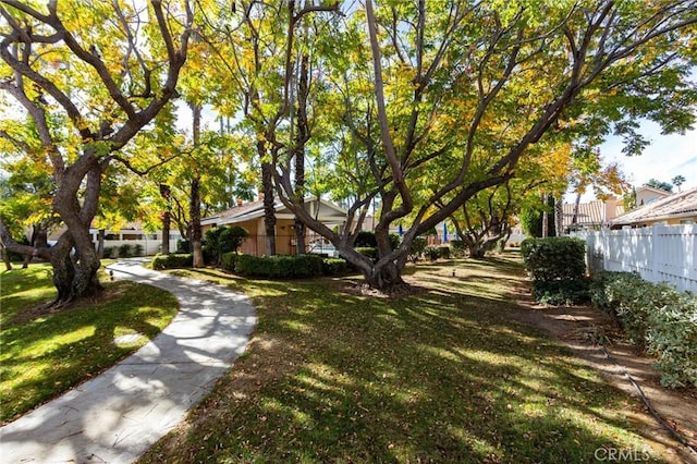 exterior space featuring fence