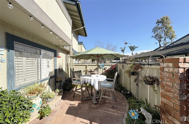 view of patio