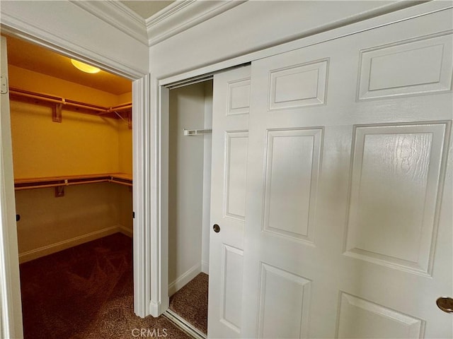 view of closet