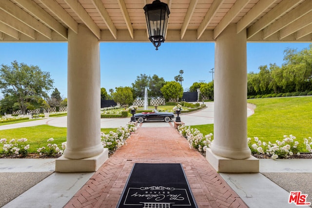 view of patio