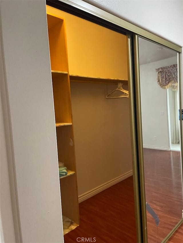 view of closet