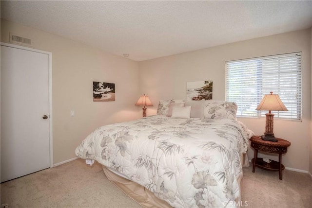 bedroom with carpet floors