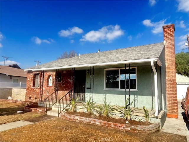 view of front of property