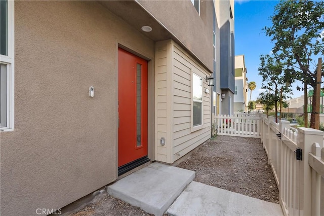 view of entrance to property