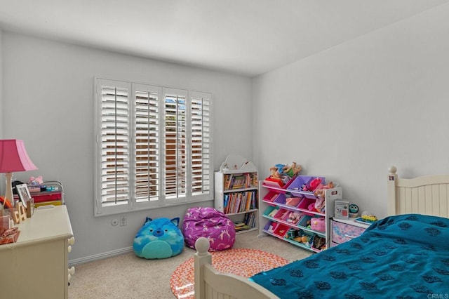 bedroom with carpet flooring