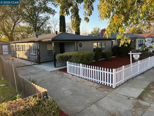 view of ranch-style house