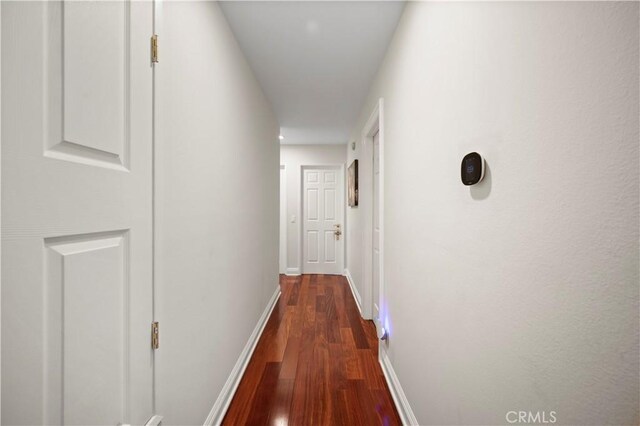 hall featuring hardwood / wood-style floors