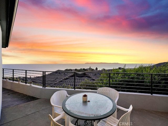 1380 Skyline Dr, Laguna Beach, CA 92651 - patio / terrace with a water view
