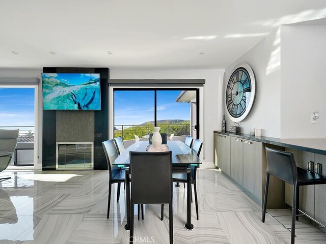 view of dining area