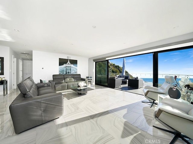 1380 Skyline Dr, Laguna Beach, CA 92651 - living room featuring a water view