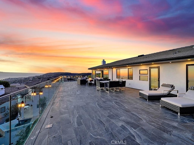 1380 Skyline Dr, Laguna Beach, CA 92651 - view of patio featuring outdoor lounge area