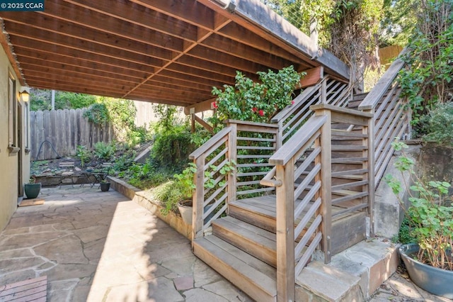 view of patio