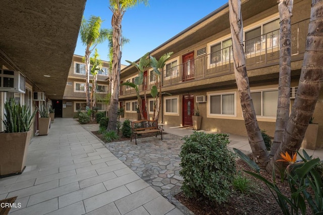 view of community featuring a patio