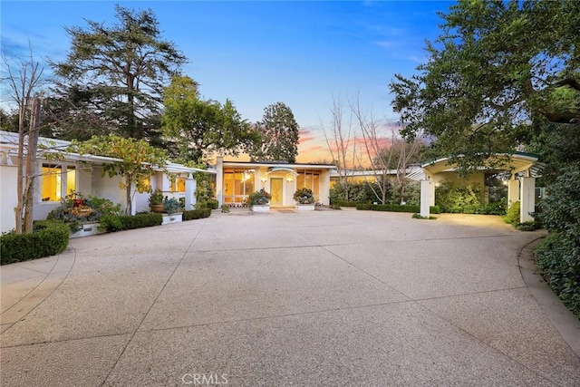 view of ranch-style house