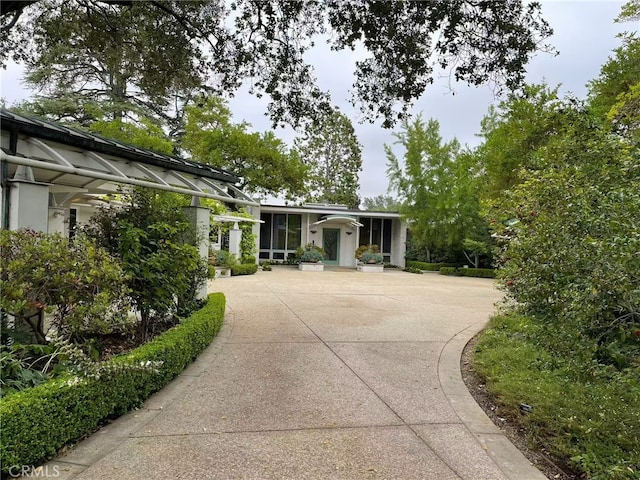 view of ranch-style home