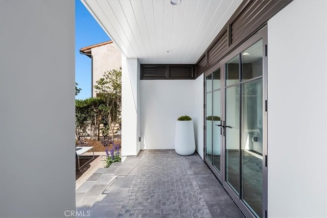 balcony featuring a patio area