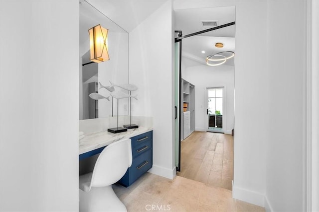 bathroom with tile patterned flooring