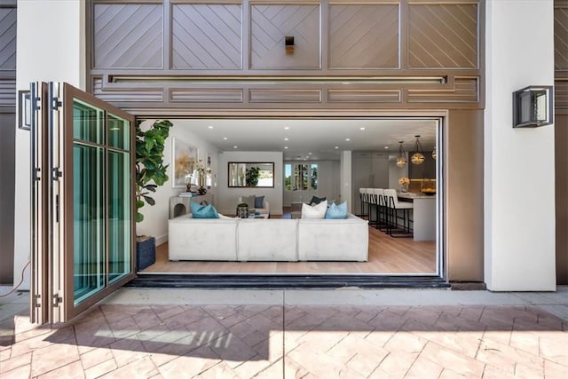 view of unfurnished living room