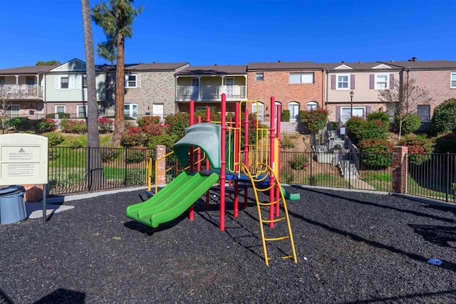 view of jungle gym