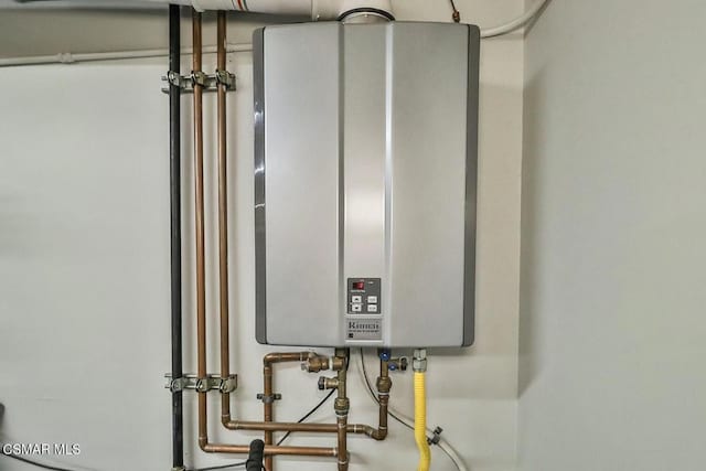 utilities with tankless water heater