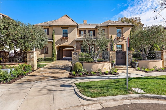 view of mediterranean / spanish-style home